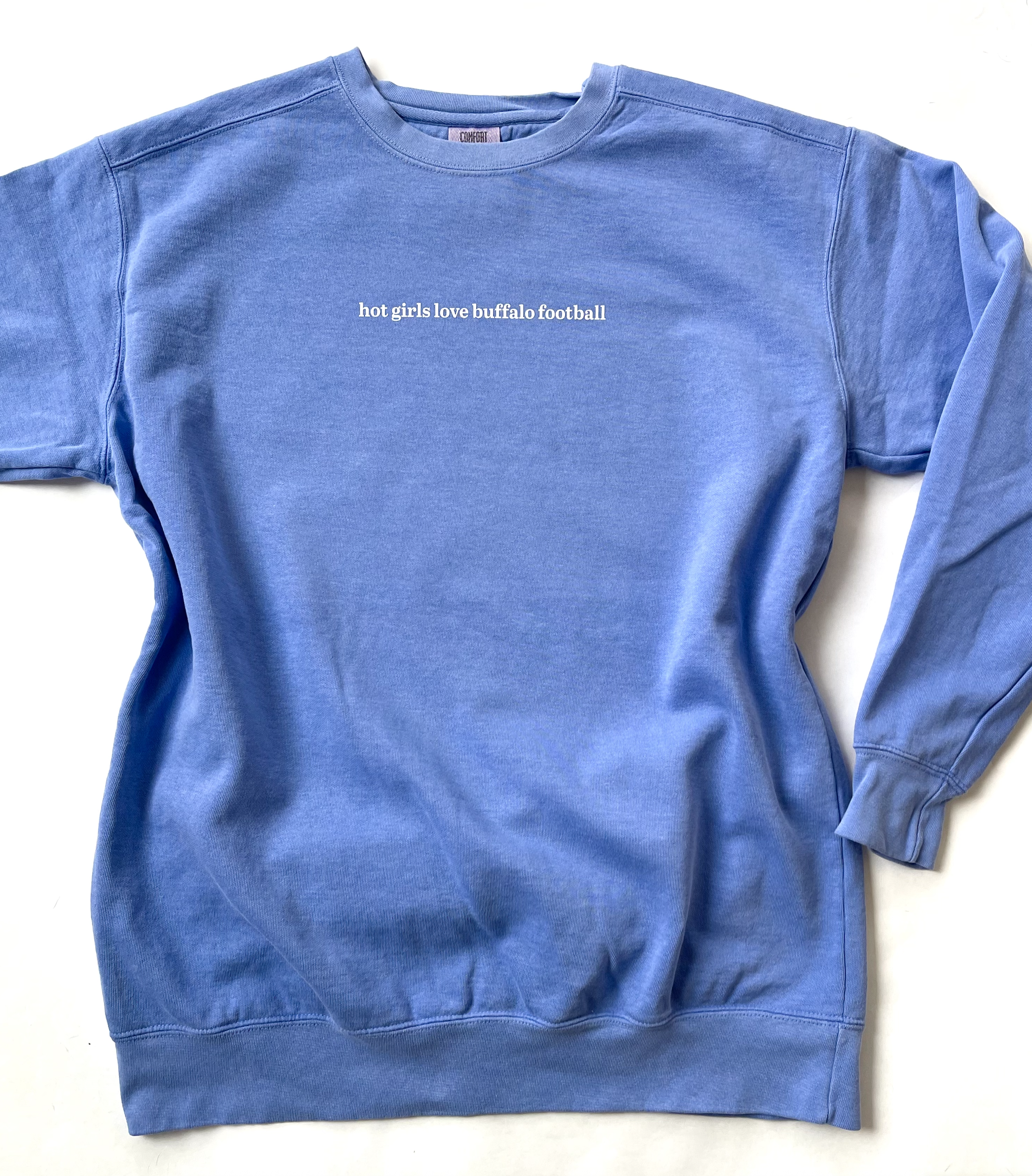 hot girls love buffalo football crewneck