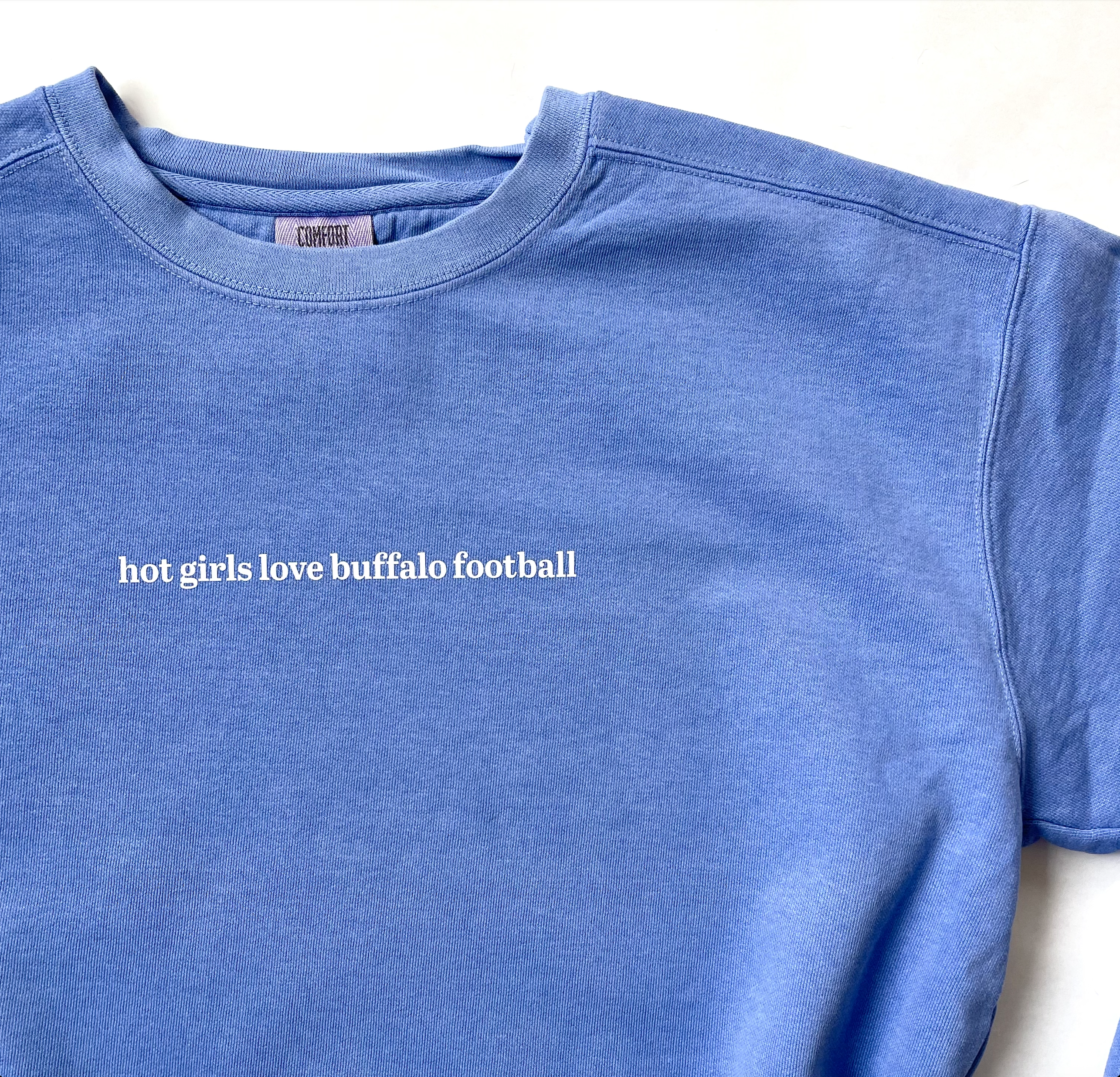 hot girls love buffalo football crewneck